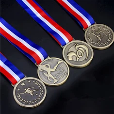 Huy chương Marathon chạy thể thao kim loại để lưu niệm